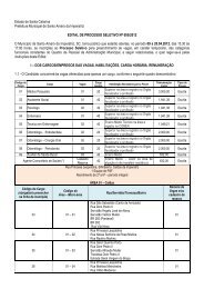 edital - Prefeitura Municipal de Santo Amaro da Imperatriz