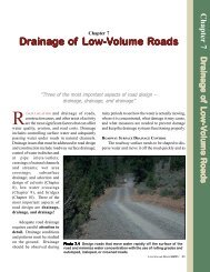 Chapter 7 Drainage of Low-Volume Roads