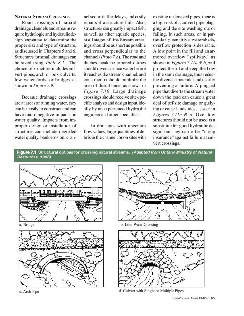 Chapter 7 Drainage of Low-Volume Roads