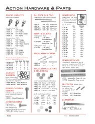 action hardware & parts view catalog - Pianotek Supply Company