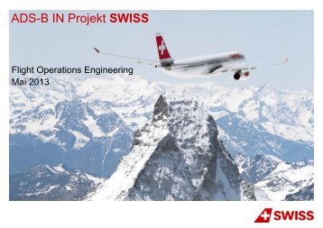 ADS-B IN Projekt SWISS - Swiss Institute Of Navigation :: ION-CH