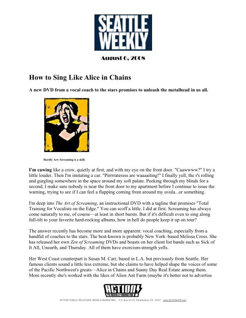How to Sing Like Alice in Chains - Screaming Singing Lessons on ...
