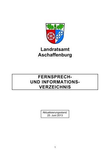 Landratsamt Aschaffenburg - Rathaus