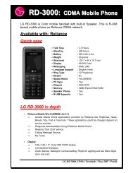CDMA Mobile Phone - LG Mobiles