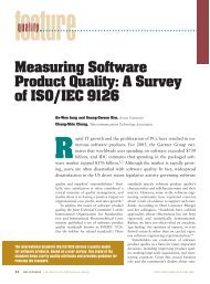 Measuring Software Product Quality: A Survey of ISO/IEC 9126 quality