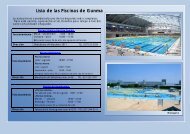 Lista de las Piscinas de Gunma