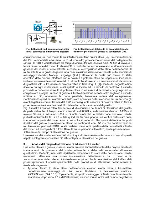 implementazione di un sistema di protezione gmpls condiviso ... - Garr