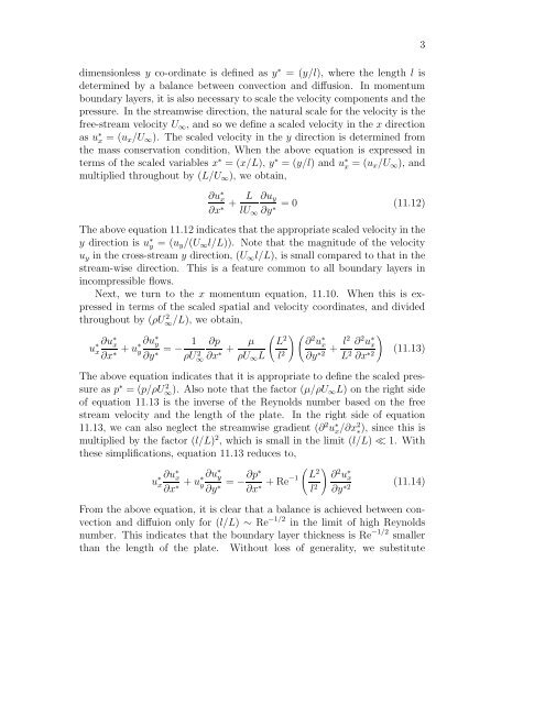 Chapter 11 Boundary layer theory