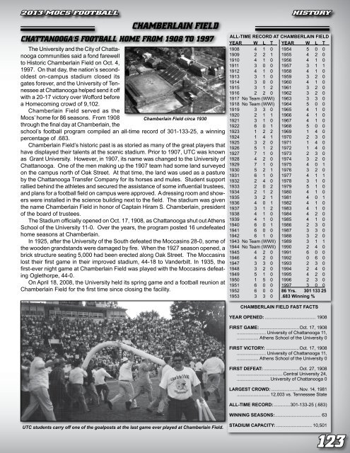 History (Pages 111-132) - UTC Athletics