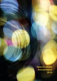 2010 Annual Report Part 1 - Opera Australia