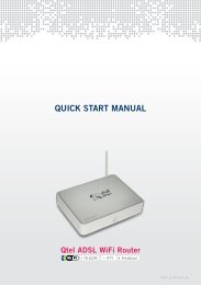 QUICK START MANUAL Qtel ADSL WiFi Router