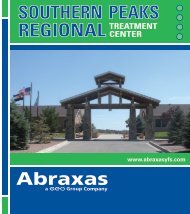 SOUTHERN PEAKS - Abraxas Youth & Family Services