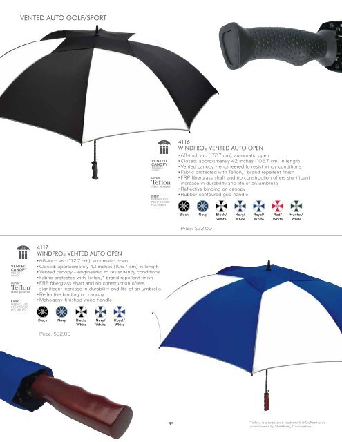 Since 1947 UMBRELLAS AND RAINWEAR 2013 - ShedRain