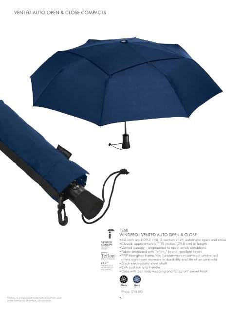 Since 1947 UMBRELLAS AND RAINWEAR 2013 - ShedRain