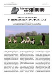 il giornale - Giornaledellospinone.it