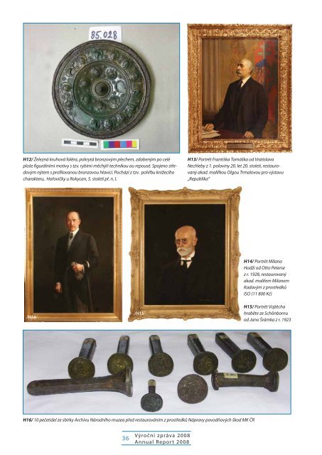 Výroční zpráVa / annUaL rEporT / 2008 - Národní muzeum