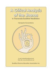A Critical Analysis of the Jhanas - Buddhist Meditation and ...
