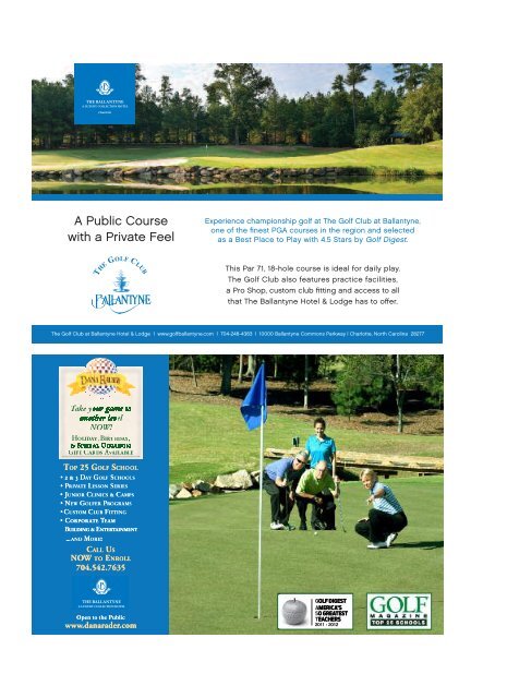 KDUORWWH·V )LUVW - Carolina Golf Journal