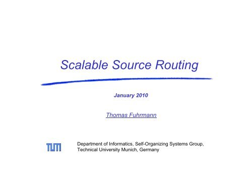 Scalable Source Routing