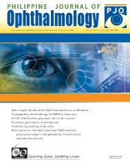 cover 1 - Philippine Journal of Ophthalmology