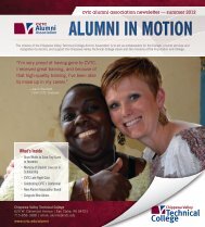 ALUMNI IN MOTION - Chippewa Valley Technical College