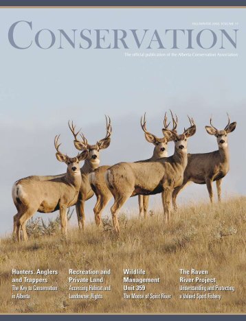 Conservation Magazine - Alberta Conservation Association
