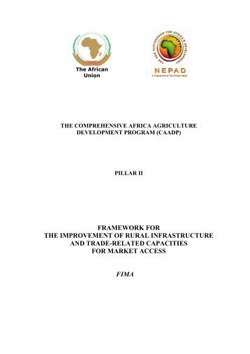 CAADP Pillar II Framework Ag Markets, Trade, Infrastructure.pdf