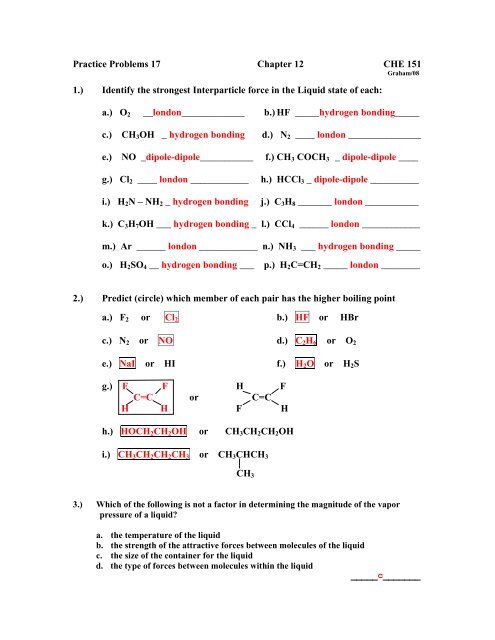 Practice Problems 2