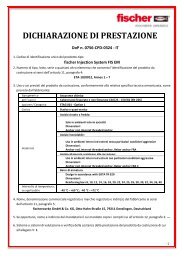 Dichiarazione di Prestazione DoP n. 0756-CPD-0324 - Fischer Italia