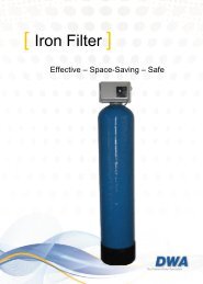 Iron Filter - DWA GmbH & Co. KG