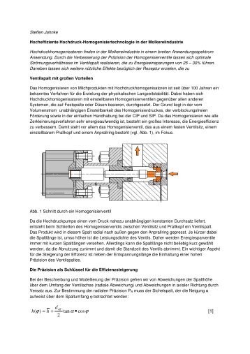 Hocheffiziente Hochdruckhomogenisiertechnologie - GEA Niro Soavi