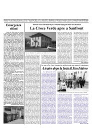 Leggi il giornale - Comune di SANFRONT