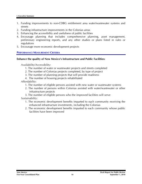 2011 – 2015 new mexico consolidated plan for housing and ...