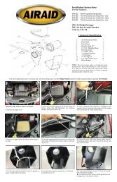 Installation Instructions Part Number 310-212 2011-13 ... - Airaid