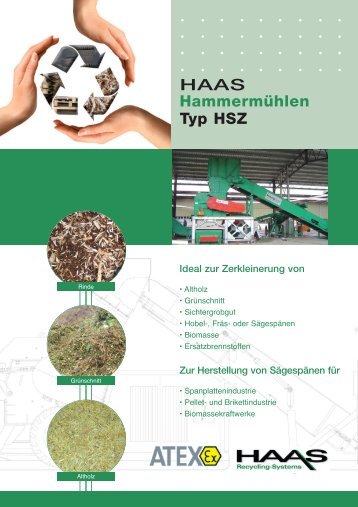 HAAS Hammermühlen Typ HSZ - HAAS Holzzerkleinerungs- und ...