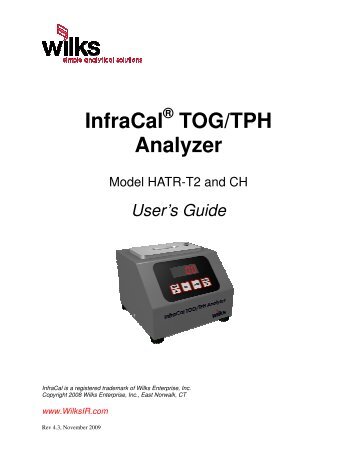 User's Manual HATR-T2 & CH - Wilks Enterprise, Inc.