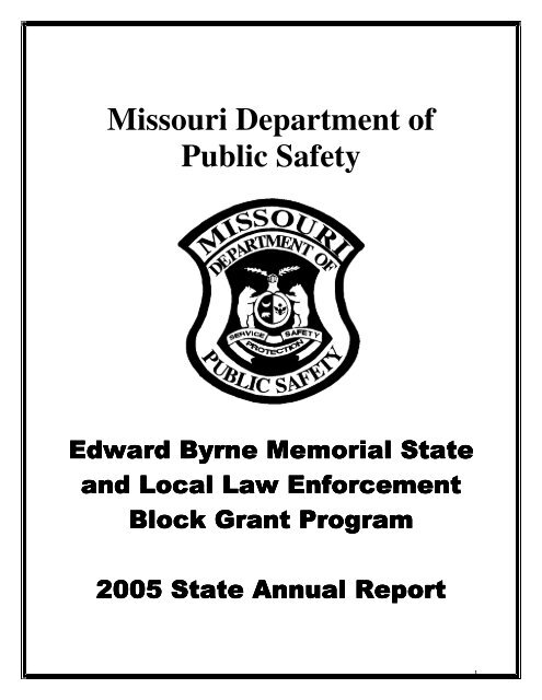 Missouri Department Of Public Safety - State Highway Patrol