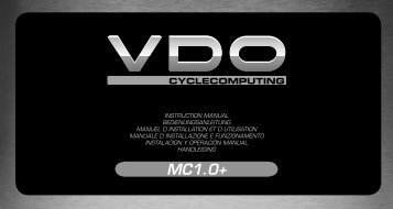 Bedienungsanleitung - MC 1.0+ - VDO