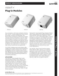 Plug-in Modules - Leviton.com