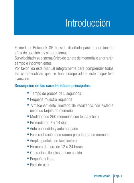 Manual del usuario -  National Diagnostic Products.