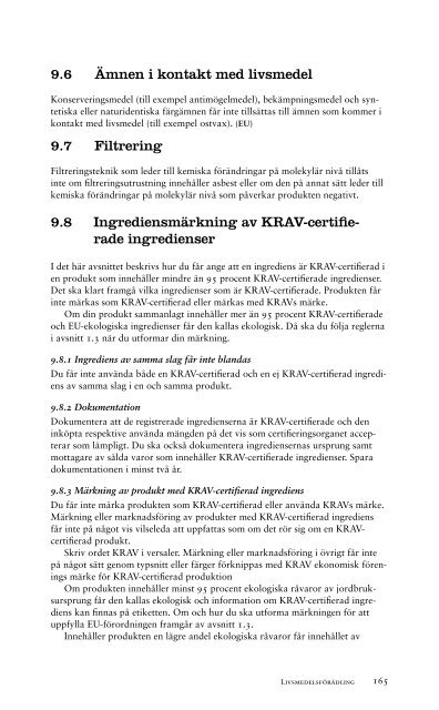 KRAVs regler 2013