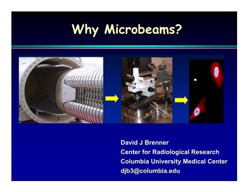 Why Microbeams? - raraf