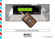 FLYDAT CONTROL OPERATOR'S MANUAL - Rotax-Owner.com