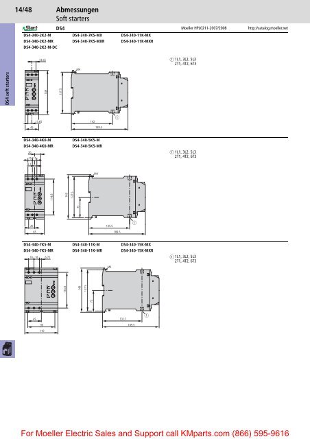 Soft starters DS and DM - Moeller Electric Parts