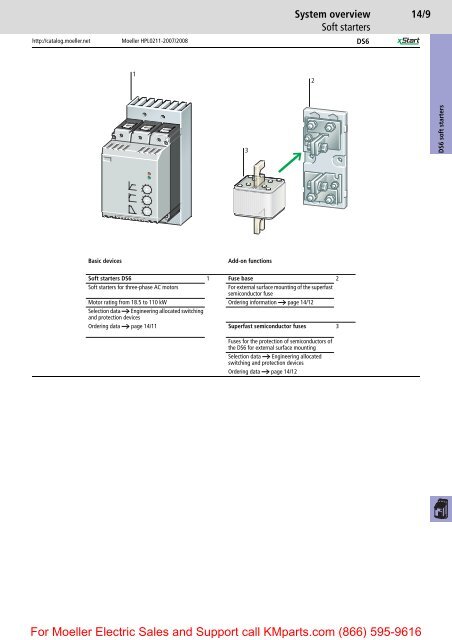 Soft starters DS and DM - Moeller Electric Parts