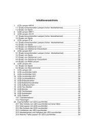 20. Eigenschaften von LED-Leuchtmittel - Shoplight