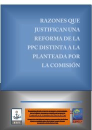 RAZONES QUE JUSTIFICAN UNA REFORMA DE LA PPC ... - Arvi