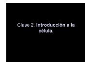 Clase 2. Introducción a la célula. - psicobiologia