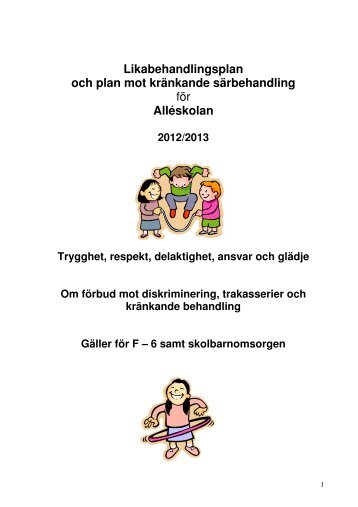 Likabehandlingsplan 2012.pdf - Landskrona kommun