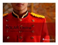 POLAR Online - Holland America Line